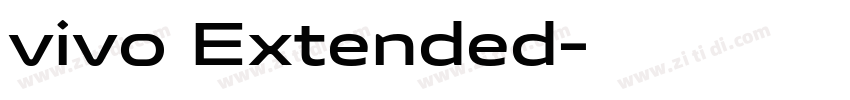 vivo Extended字体转换